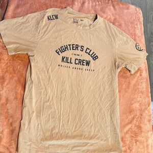 Kill Crew Fighter's Club Beige T-Shirt